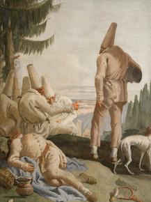 Giovanni Domenico Tiepolo - Punchinella's Departure | Джованни Доменико Тьеполо