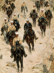 Giovanni Fattori - Return of the cavalry | Джованни Фаттори Giovanni Fattori - Return of the cavalry | Джованни Фаттори