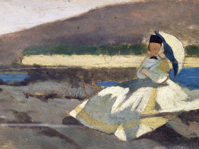 Giovanni Fattori - Woman Outdoors | Джованни Фаттори Giovanni Fattori - Woman Outdoors | Джованни Фаттори