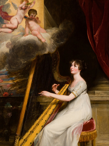 John Singleton Copley - St. Cecilia, a portrait | Джон Синглтон Копли
