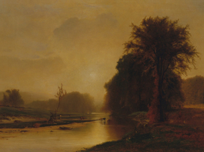 George Inness - Autumn Meadows | Джордж Иннесс