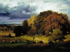 George Inness - Autumn Oaks | Джордж Иннесс