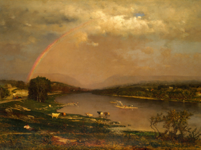 George Inness - Delaware Water Gap | Джордж Иннесс George Inness - Delaware Water Gap | Джордж Иннесс