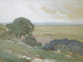 George Inness - Olive Trees at Tivoli | Джордж Иннесс