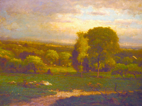 George Inness - Saco Valley | Джордж Иннесс