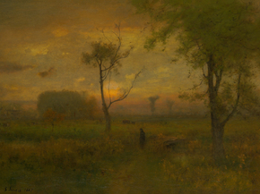 George Inness - Sunrise | Джордж Иннесс