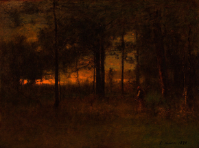 George Inness - Sunset in Georgia | Джордж Иннесс