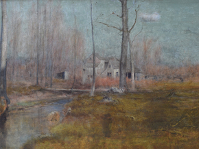George Inness - The Brook, Montclair | Джордж Иннесс