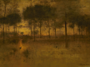 George Inness - The Home of the Heron | Джордж Иннесс