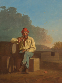 George Caleb Bingham - Mississippi Boatman | Джордж Калеб Бингем