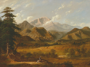 George Caleb Bingham - View of Pike's Peak | Джордж Калеб Бингем