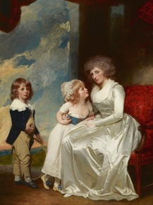 George Romney - Henrietta, Countess of Warwick, and Her Children | Джордж Ромни