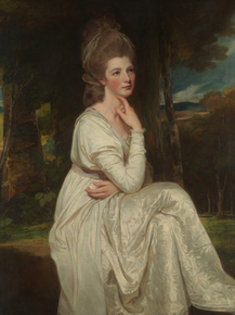 George Romney - Lady Elizabeth Stanley, Countess of Derby | Джордж Ромни