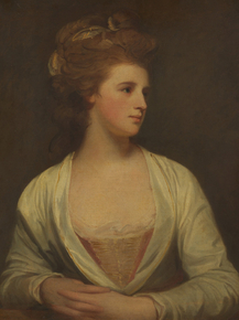 George Romney - Portrait of a Woman, Said to Be Emily Bertie Pott | Джордж Ромни