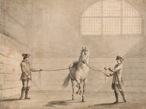 George Stubbs - Tattersall's Training School | Джордж Стаббс