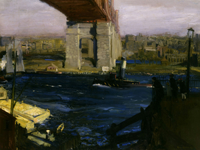 George Wesley Bellows - Bridge, Blackwells Island | Джордж Уэсли Беллоуз