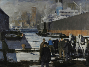 George Wesley Bellows - Men of the Docks | Джордж Уэсли Беллоуз George Wesley Bellows - Men of the Docks | Джордж Уэсли Беллоуз