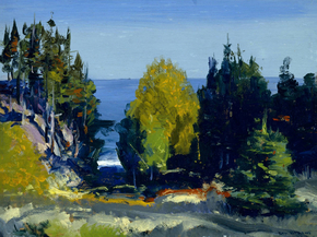 George Wesley Bellows - The Grove, Monhegan | Джордж Уэсли Беллоуз George Wesley Bellows - The Grove, Monhegan | Джордж Уэсли Беллоуз