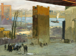 George Wesley Bellows - The Lone Tenement | Джордж Уэсли Беллоуз