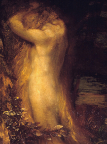 George Frederic Watts - Eve Repentant | Джордж Фредерик Уоттс