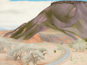 OKeeffe Georgia - Mesa and Road East | О'Кифф Джорджия