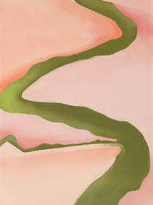 OKeeffe Georgia - Pink, Green | О'Кифф Джорджия