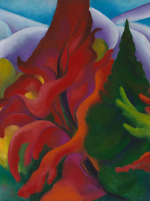 OKeeffe Georgia - Trees in Autumn | О'Кифф Джорджия