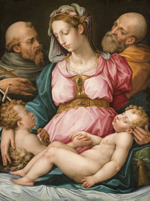 Giorgio Vasari - Holy Family with the Infant Saint John | Джорджо Вазари