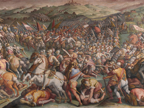 Giorgio Vasari - The battle of Marciano in Val di Chiana | Джорджо Вазари