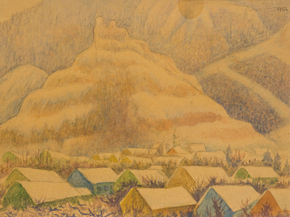 Diego Rivera - Landscape of Carkovia. Mountain | Диего Ривера