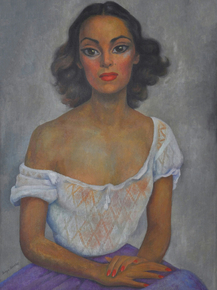 Diego Rivera - Portrait of Dolores del Rio | Диего Ривера