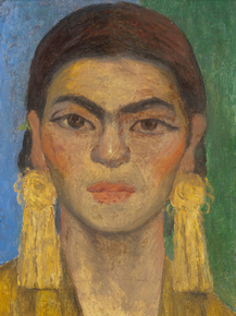 Diego Rivera - Portrait of Frida Kahlo. Retrato de Frida Kahlo | Диего Ривера