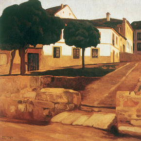 Diego Rivera - Street in Avila | Диего Ривера