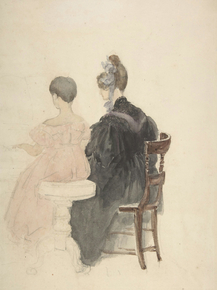 David Cox - A Piano Lesson | Дэвид Кокс