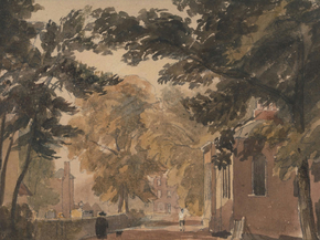 David Cox - A Street in Harborne | Дэвид Кокс