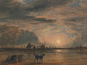 David Cox - Beach Scene. Sunrise | Дэвид Кокс