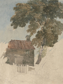 David Cox - Cottage and Trees | Дэвид Кокс