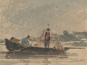 David Cox - Fishermen Drawing a Net | Дэвид Кокс David Cox - Fishermen Drawing a Net | Дэвид Кокс