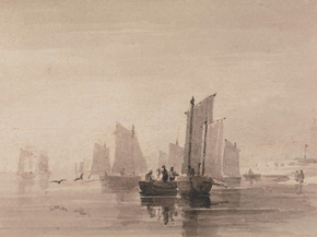 David Cox - Fishing off Hastings | Дэвид Кокс