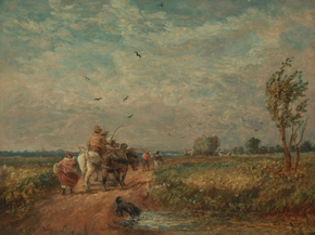David Cox - Going to the Hayfield | Дэвид Кокс