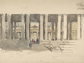 David Cox - Greenwich Hospital Study of a Building | Дэвид Кокс