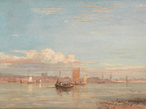 David Cox - Greenwich Hospital from Woolwich Reach | Дэвид Кокс