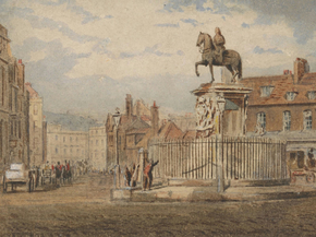 David Cox - King Charless Statue, Whitehall | Дэвид Кокс David Cox - King Charless Statue, Whitehall | Дэвид Кокс