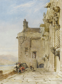 David Cox - Landscape, Stirling Castle | Дэвид Кокс
