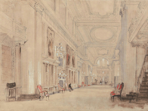 David Cox - Long Library at Blenheim Palace | Дэвид Кокс