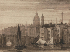 David Cox - Old London Bridge and St | Дэвид Кокс