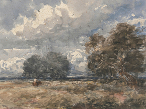 David Cox - Shepherding the Flock, Windy Day | Дэвид Кокс