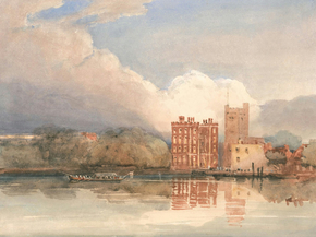 David Cox - View of Lambeth Palace on Thames | Дэвид Кокс