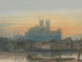 David Cox - Westminster from Lambeth | Дэвид Кокс