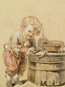 Jean-Baptiste Greuze - Boy with a Broken Egg | Жан-Батист Грёз
